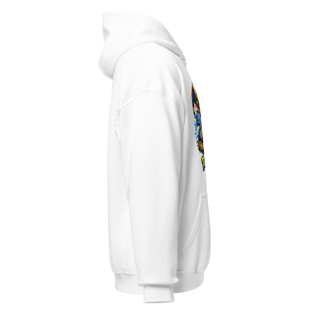 Retro Kanto Starters Unisex Heavy Blend White Hood thumbnail 4
