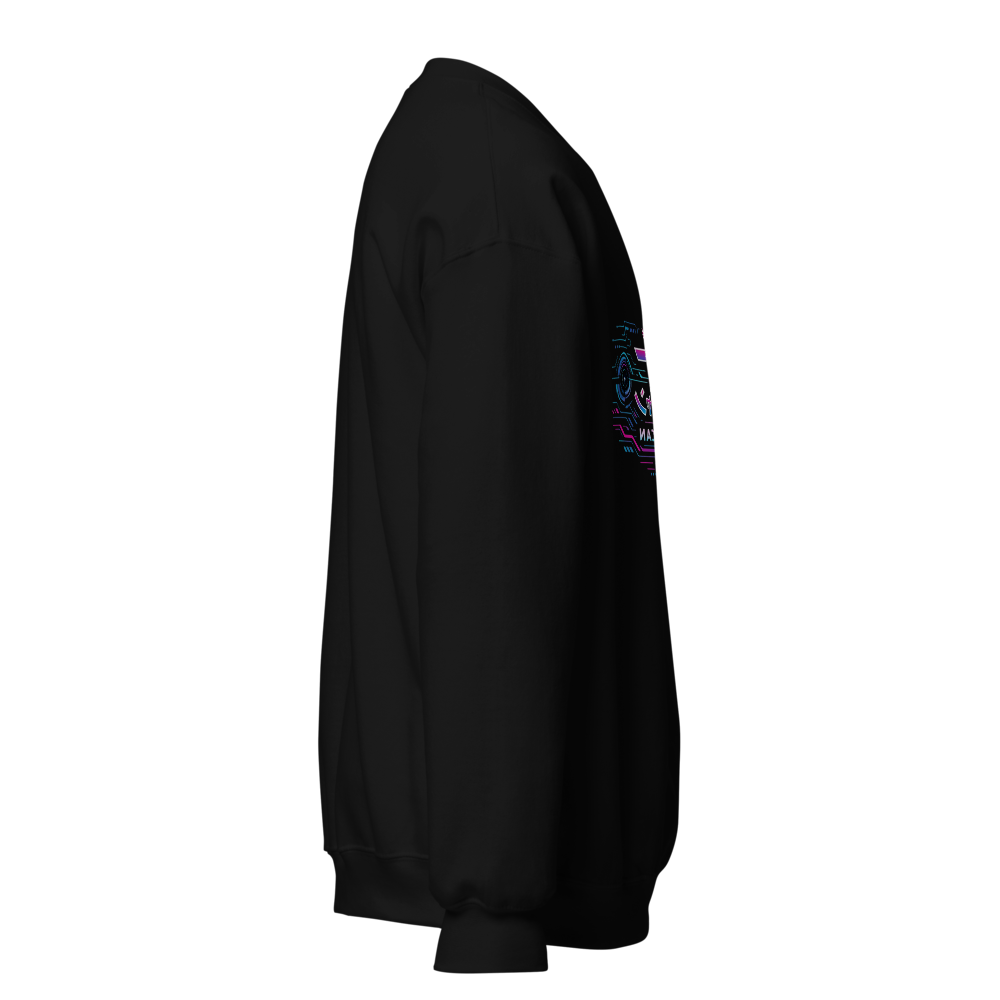 Cyberpunk Neon Black Sweatshirt thumbnail 4