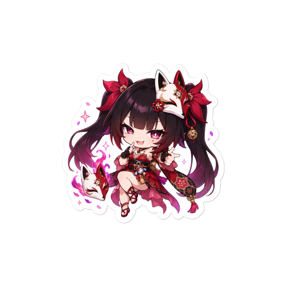 Sparkle HSR Smug Sticker thumbnail 3