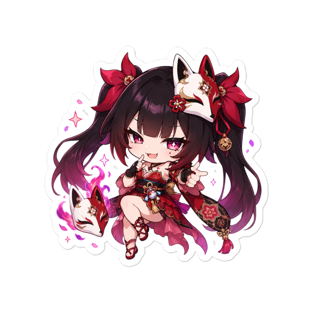 Sparkle HSR Smug Sticker thumbnail 4