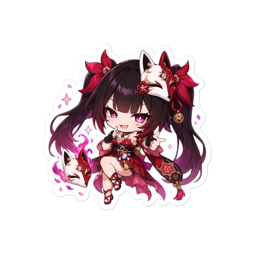 Sparkle HSR Smug Sticker thumbnail 5