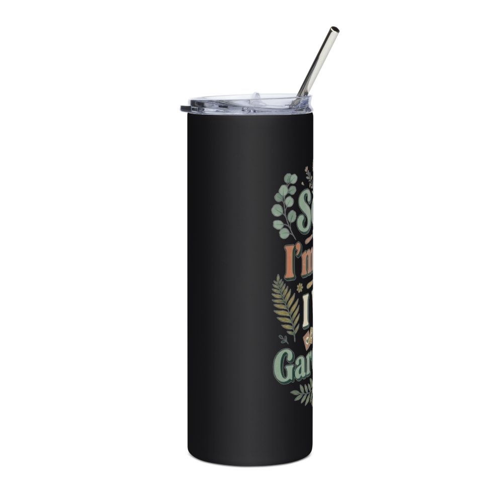 Sorry I'm Late Stainless Steel Tumbler thumbnail 4