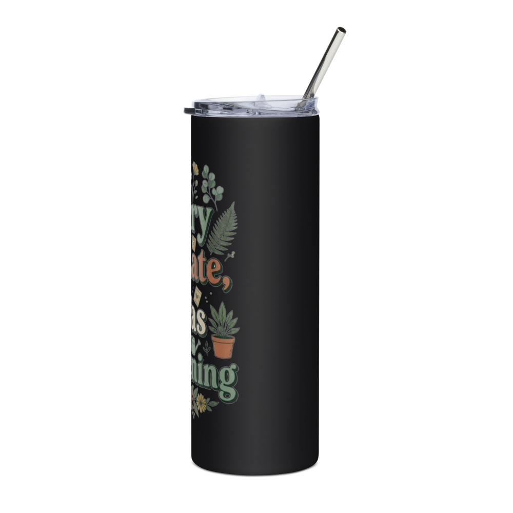 Sorry I'm Late Stainless Steel Tumbler thumbnail 3