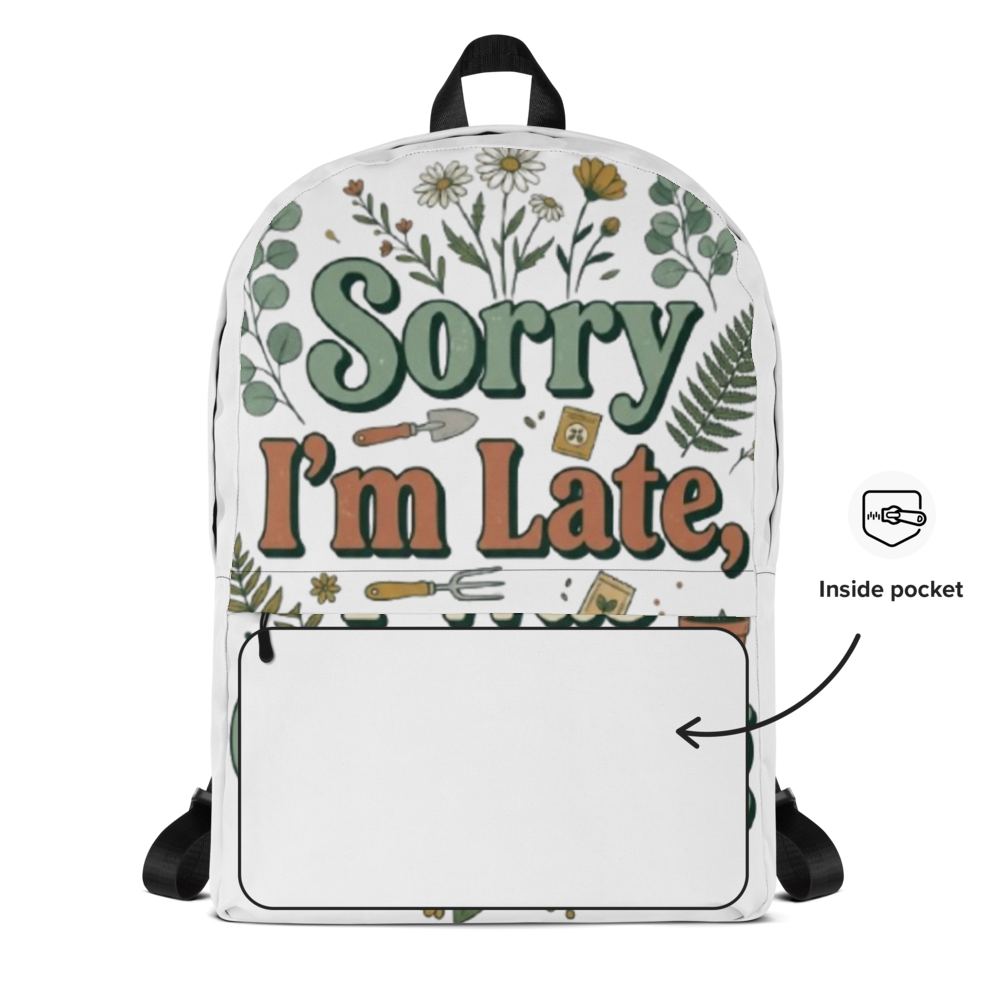 Garden ing All-Over Print Backpack thumbnail 2