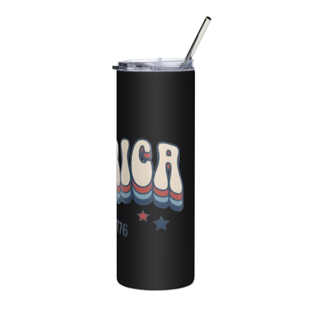 🇺🇸 Classic style of Stainless Steel Tumbler  thumbnail 3