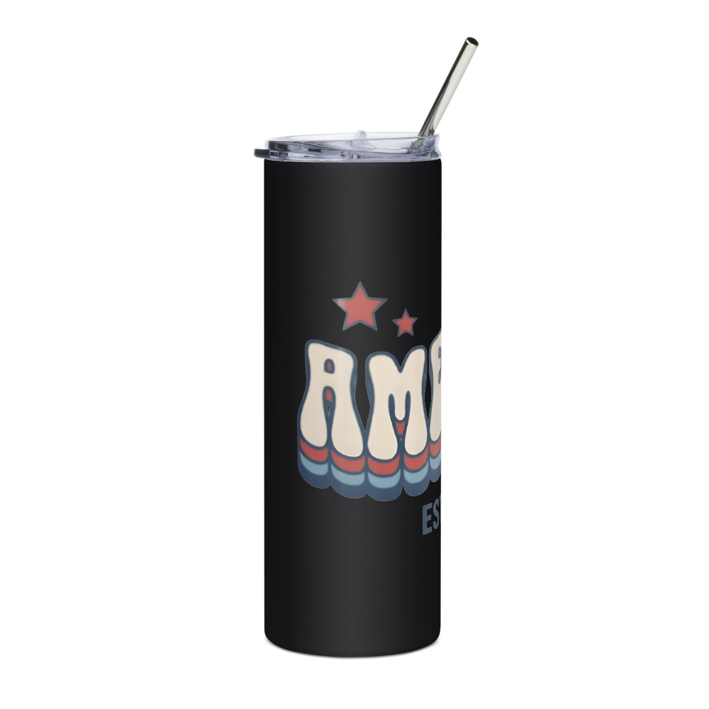 🇺🇸 Classic style of Stainless Steel Tumbler  thumbnail 4