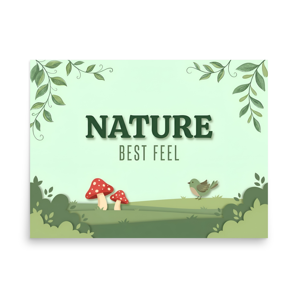 Natural Enhanced Matte Paper Poster (in)