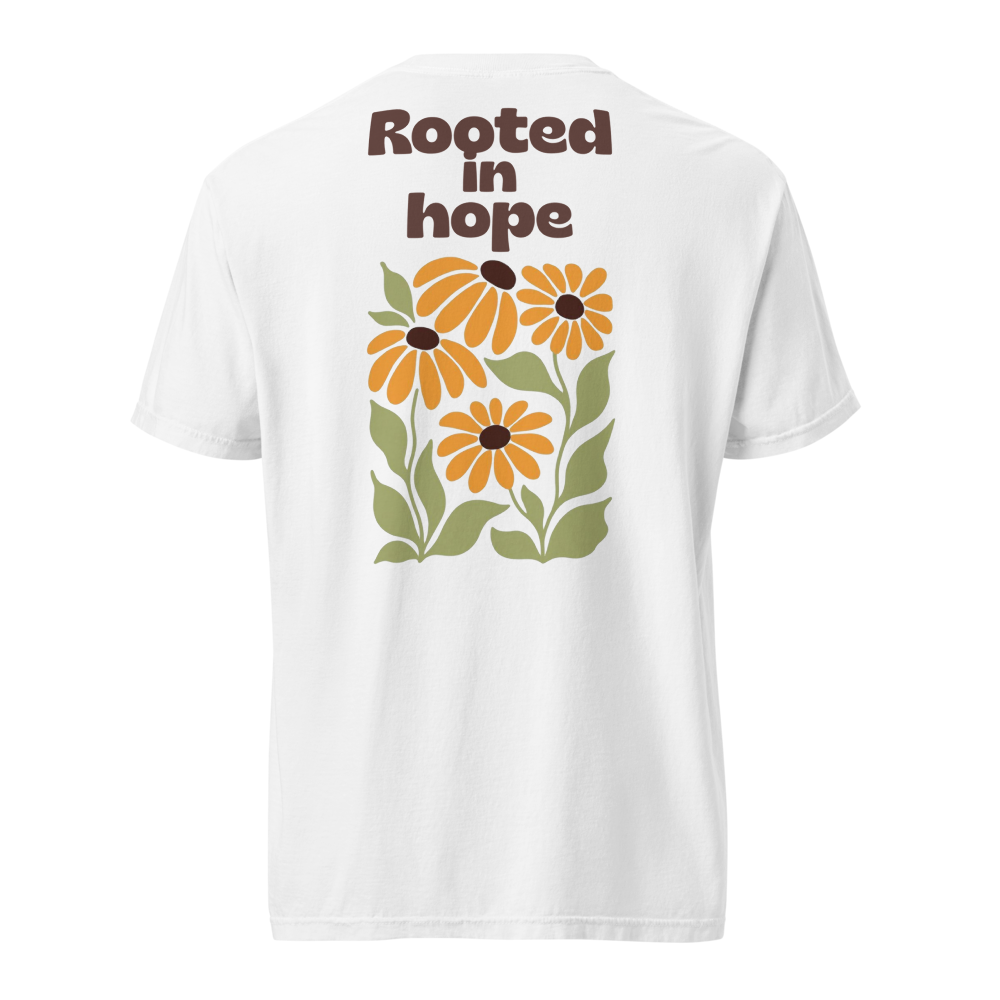 Rooted in Hope Floral Vintage T-Shirt thumbnail 4