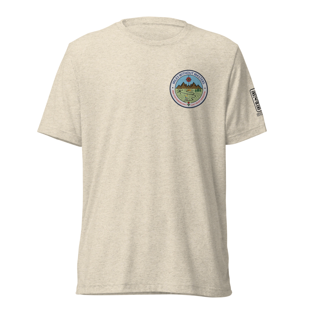 Miles Without Masters | Adventure Cycling Tee thumbnail 4
