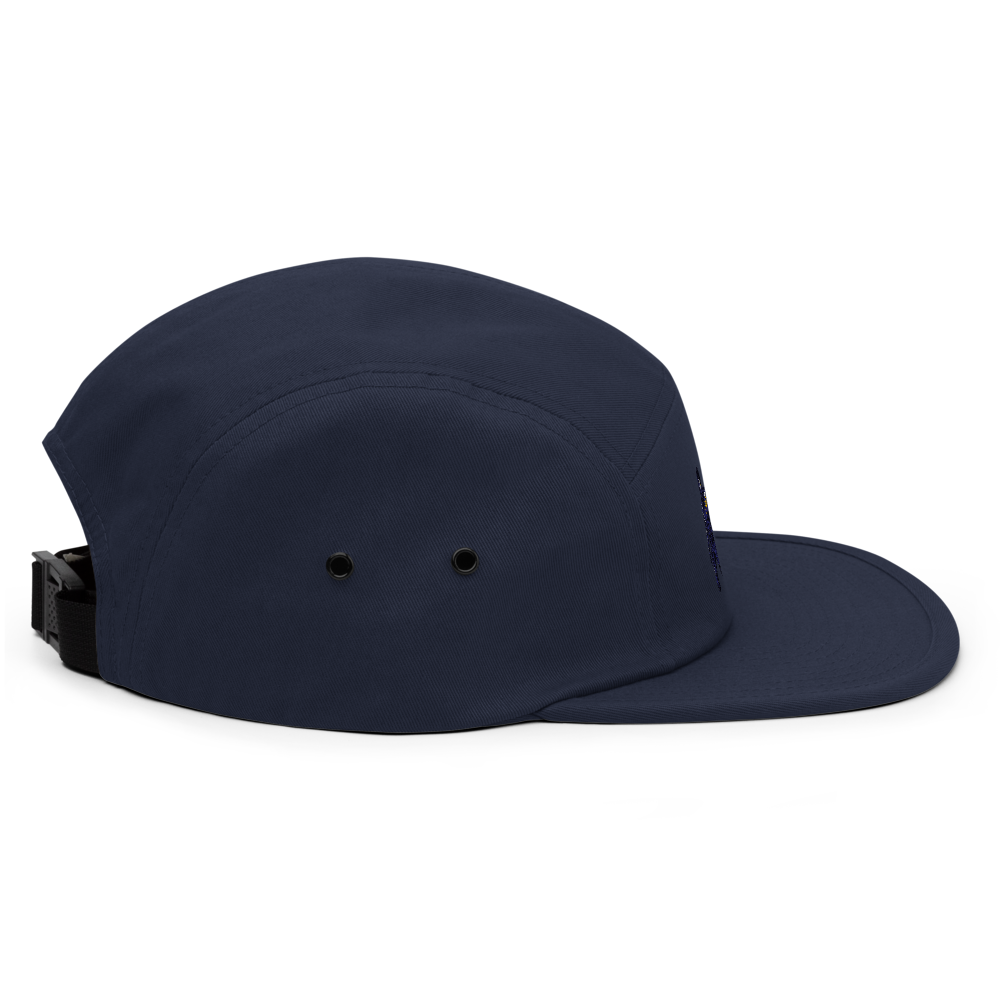 Embroidered 5-Panel Camp Cap . thumbnail 3
