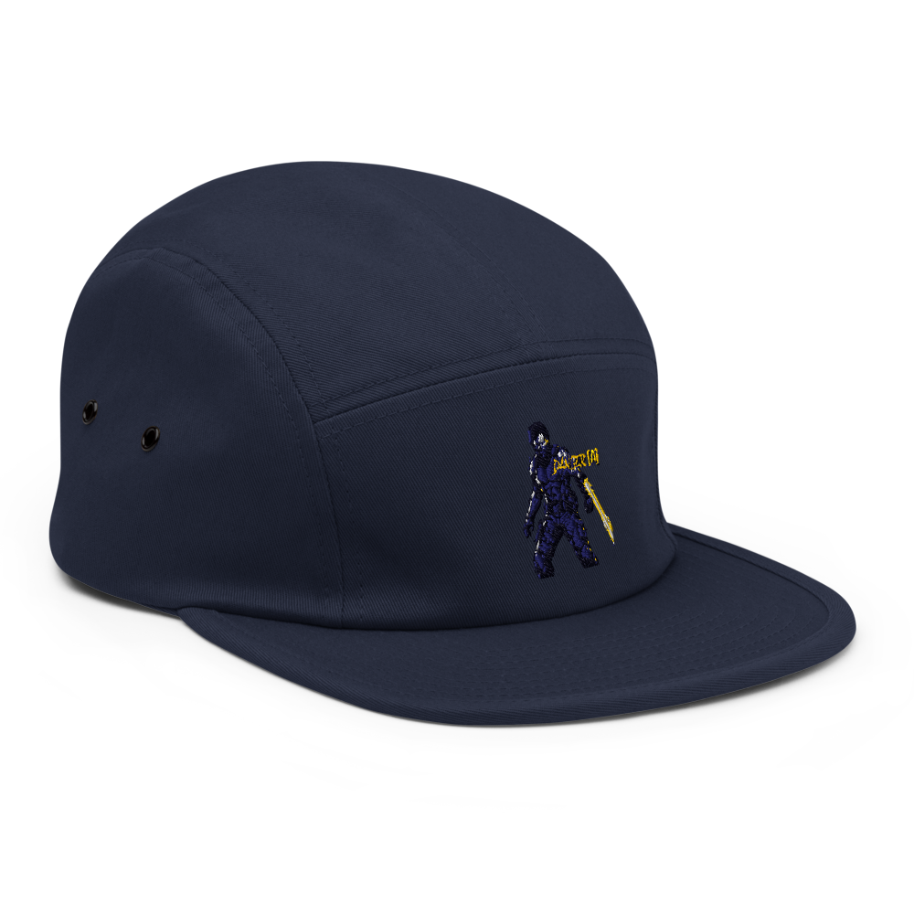 Embroidered 5-Panel Camp Cap . thumbnail 4