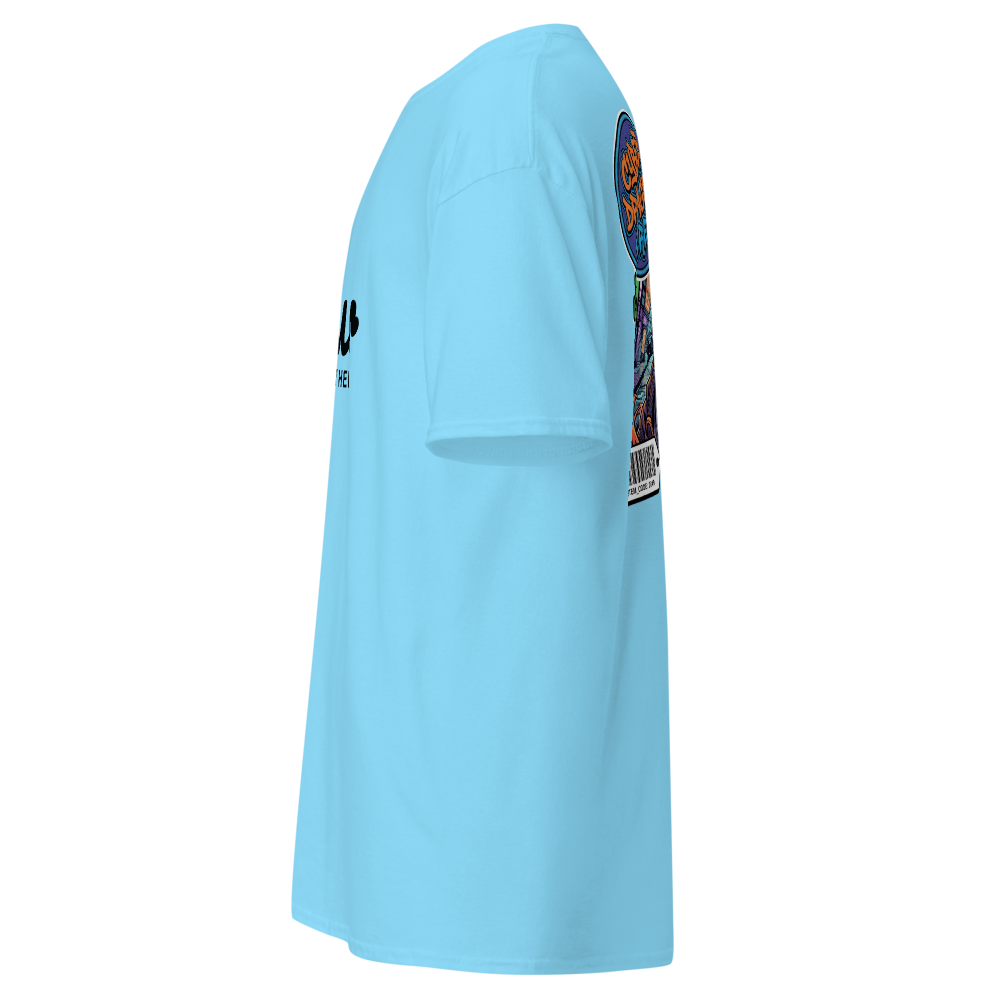 Sky  Blue Minimalist Graphic Unisex T-Shirt thumbnail 2