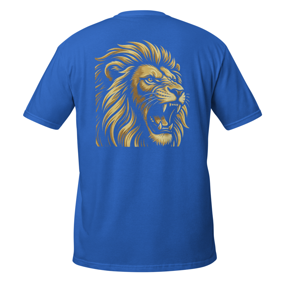 Royal Blue Lion Crest T-Shirt for Men  thumbnail 2