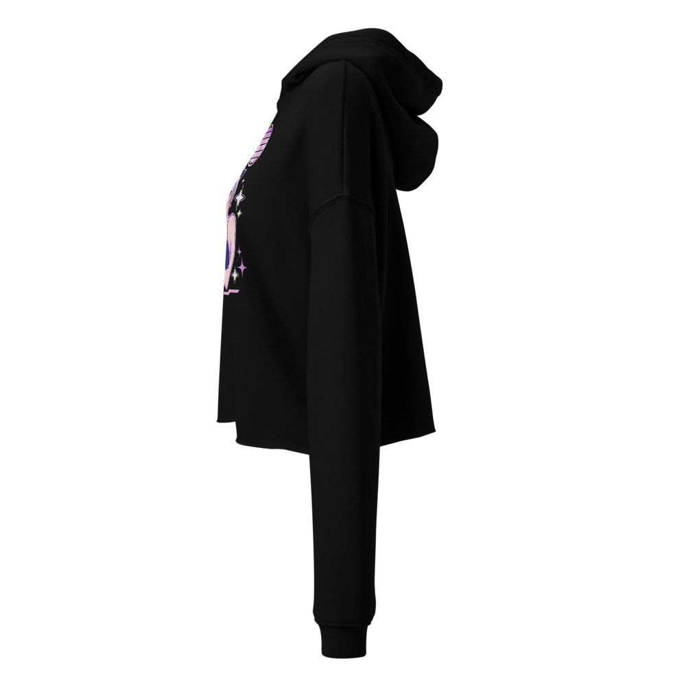 Cyberpunk Anime Graphic Cropped Hoodie thumbnail 3