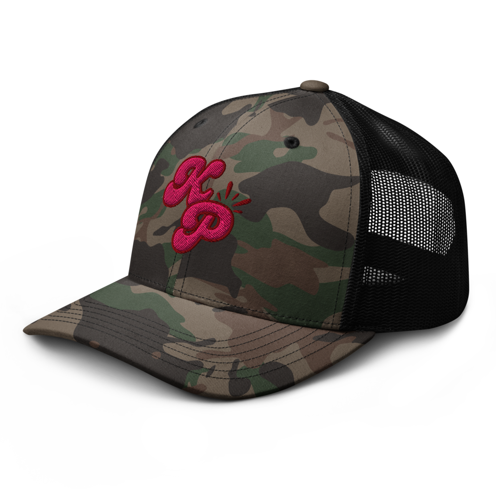 Kinda Preachy Camo Logo Hat thumbnail 4