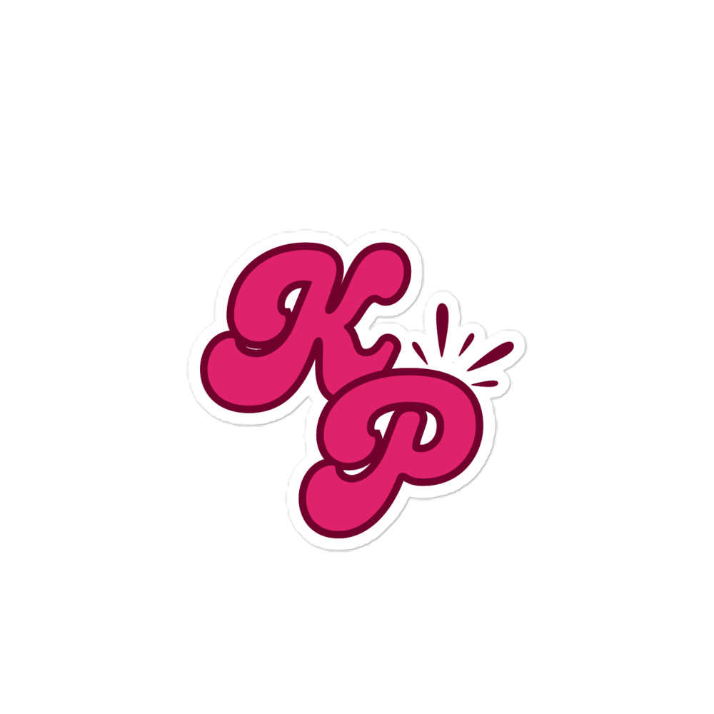 Kinda Preachy Logo Sticker