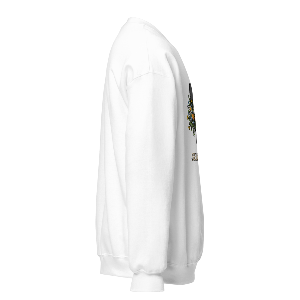 Skull head round shape neck sweat shirt thumbnail 4