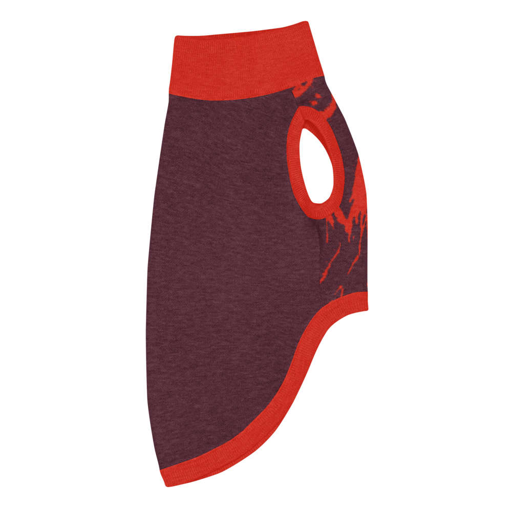 Red and maroon dog sweater  thumbnail 13
