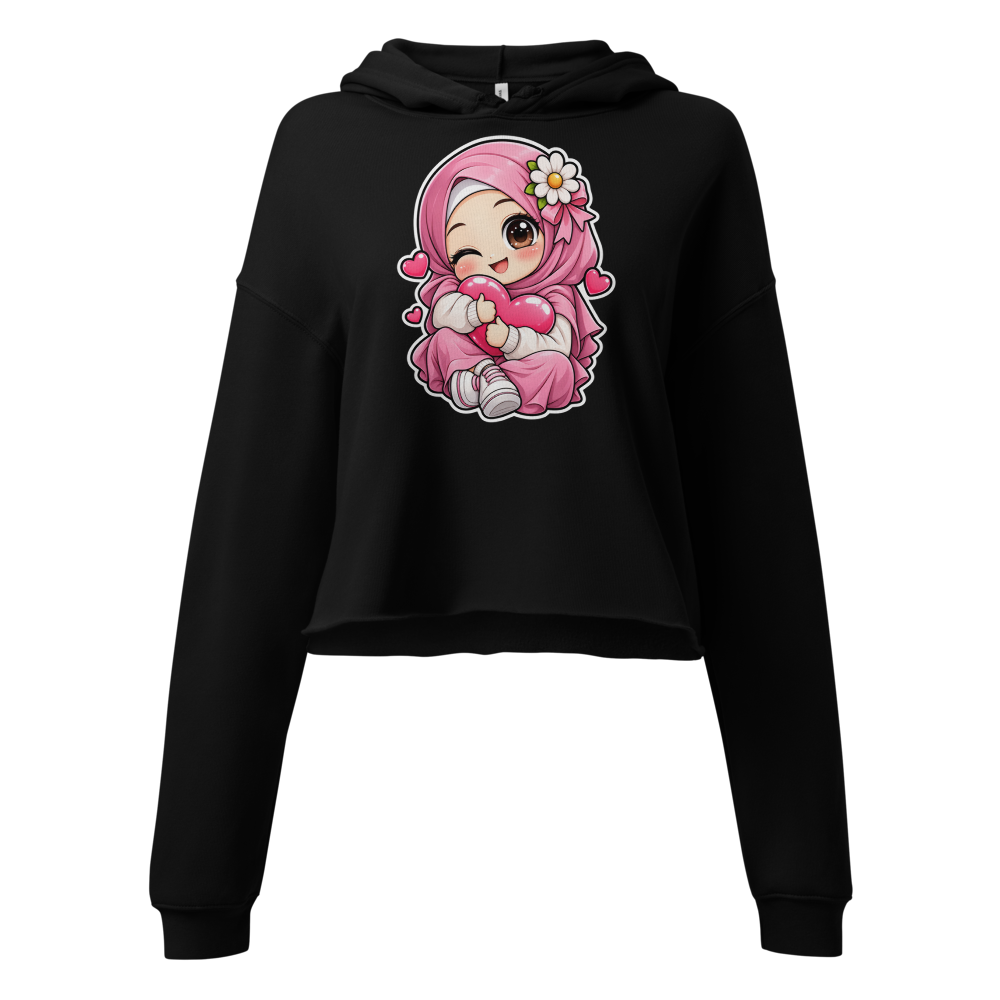 Cute Pink Hijab Girl Kawaii Sticker – Chibi Muslim