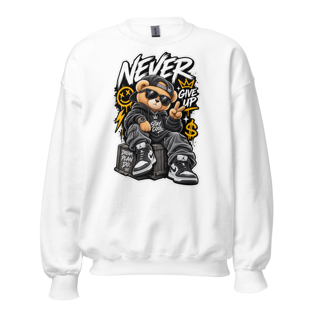 Never give up