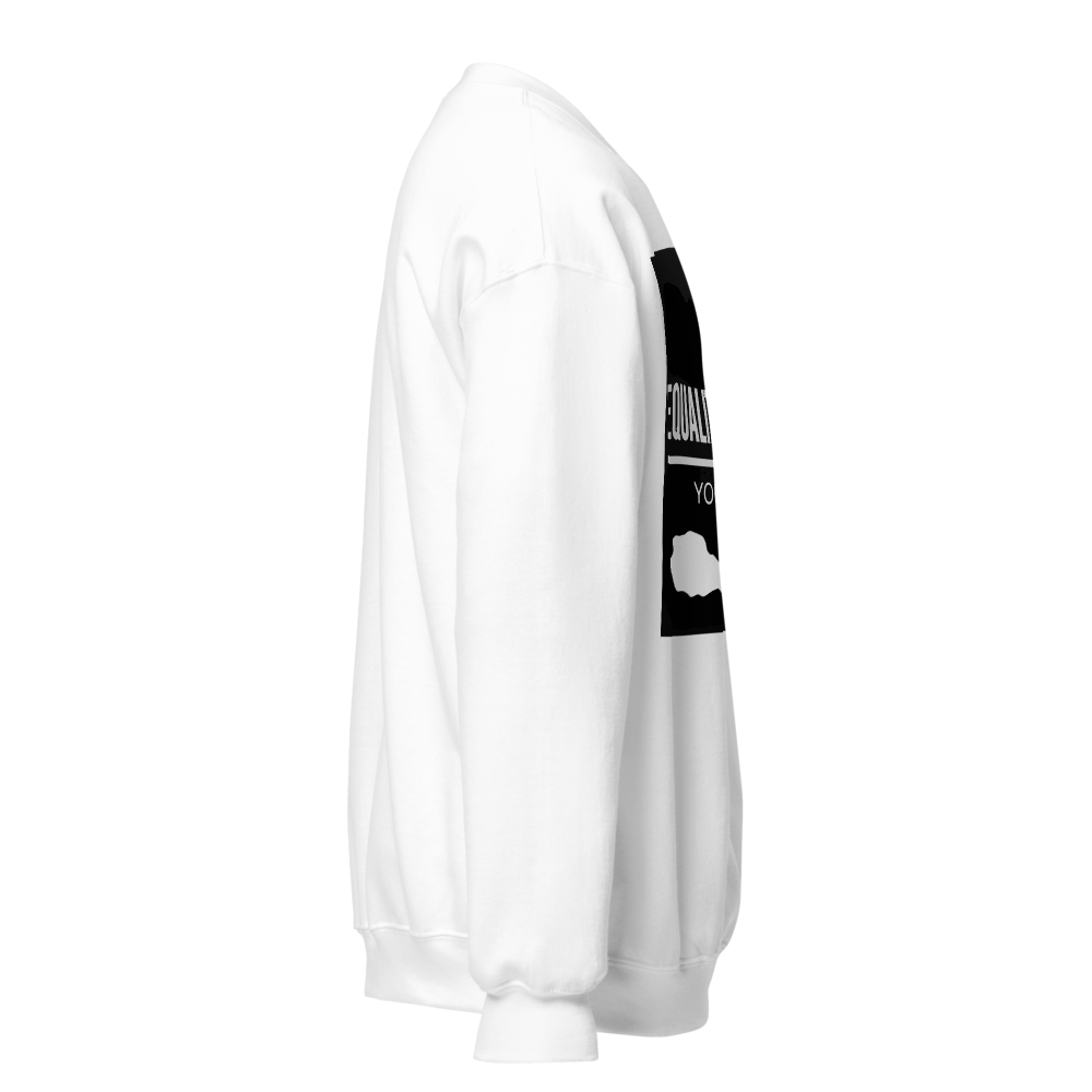 EQUALITY / REVENGE - You Choose White Crew Neck Sw thumbnail 4
