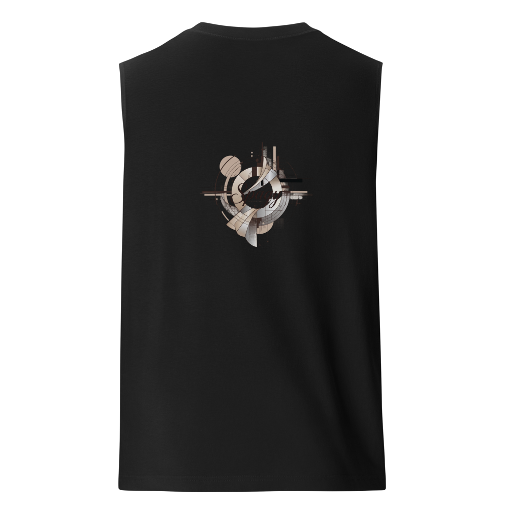Unisex muscle spagy shirt  thumbnail 2