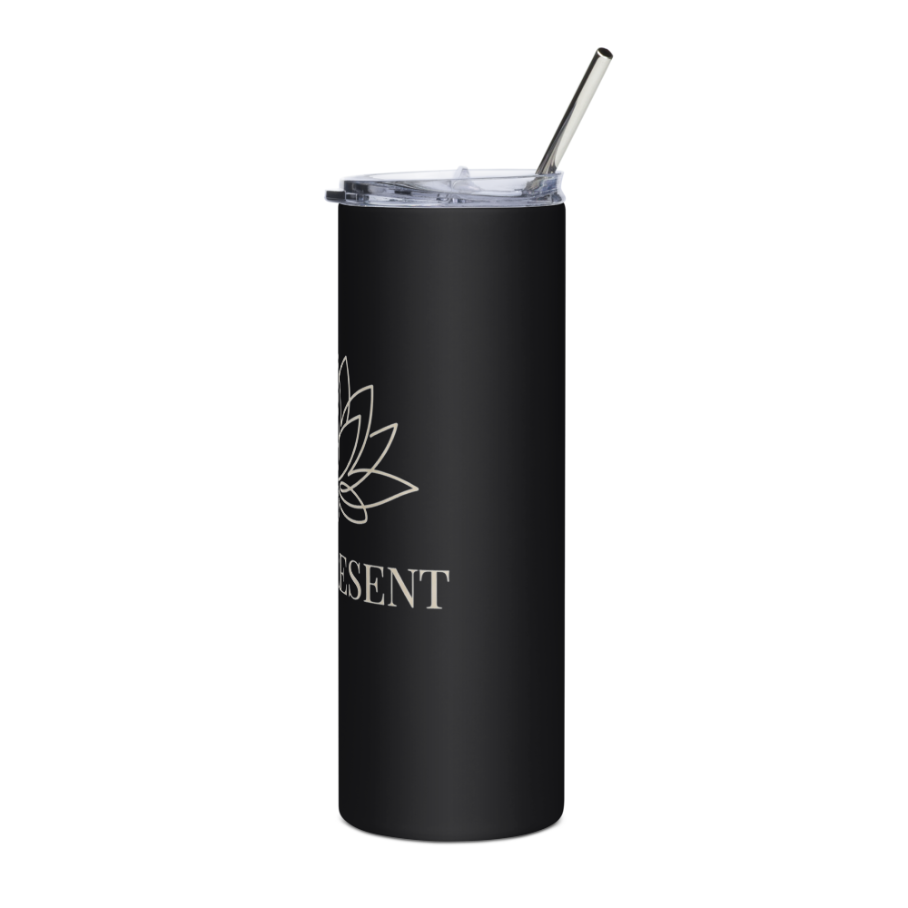Stay Present Lotus Stainless Steel Tumbler thumbnail 3