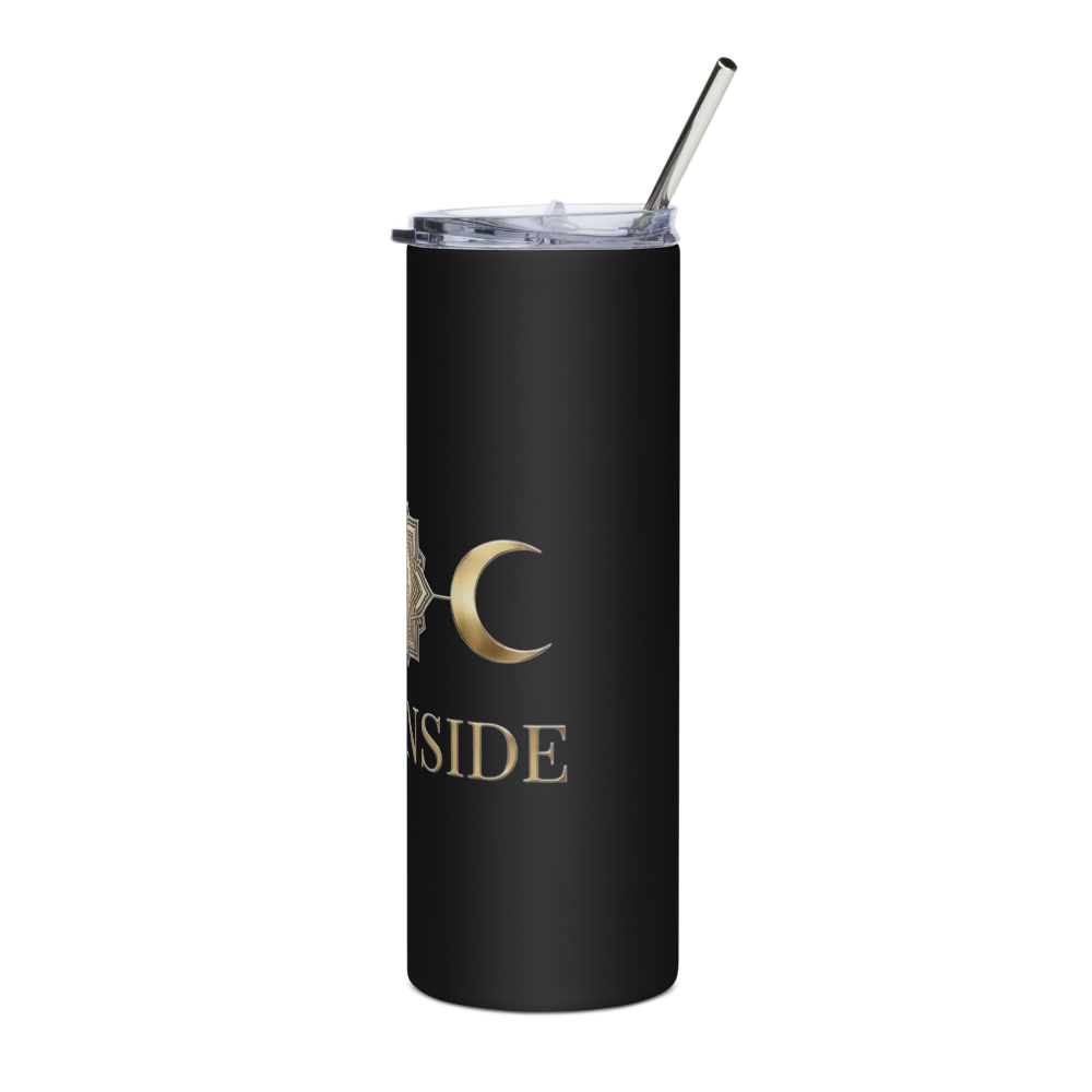 Look Inside Gold Mandala Stainless Steel Tumbler thumbnail 3