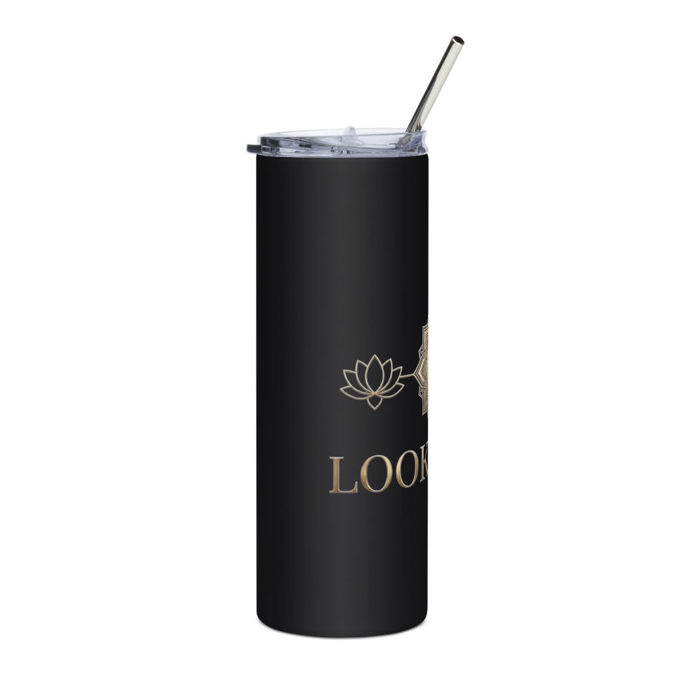 Look Inside Gold Mandala Stainless Steel Tumbler thumbnail 4