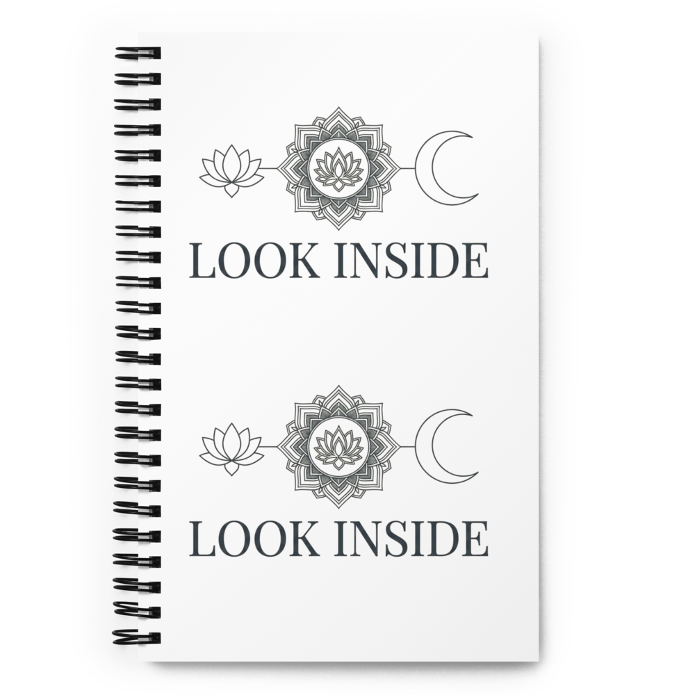 Aesthetic Minimalist Motivation Spiral Notebook thumbnail 2