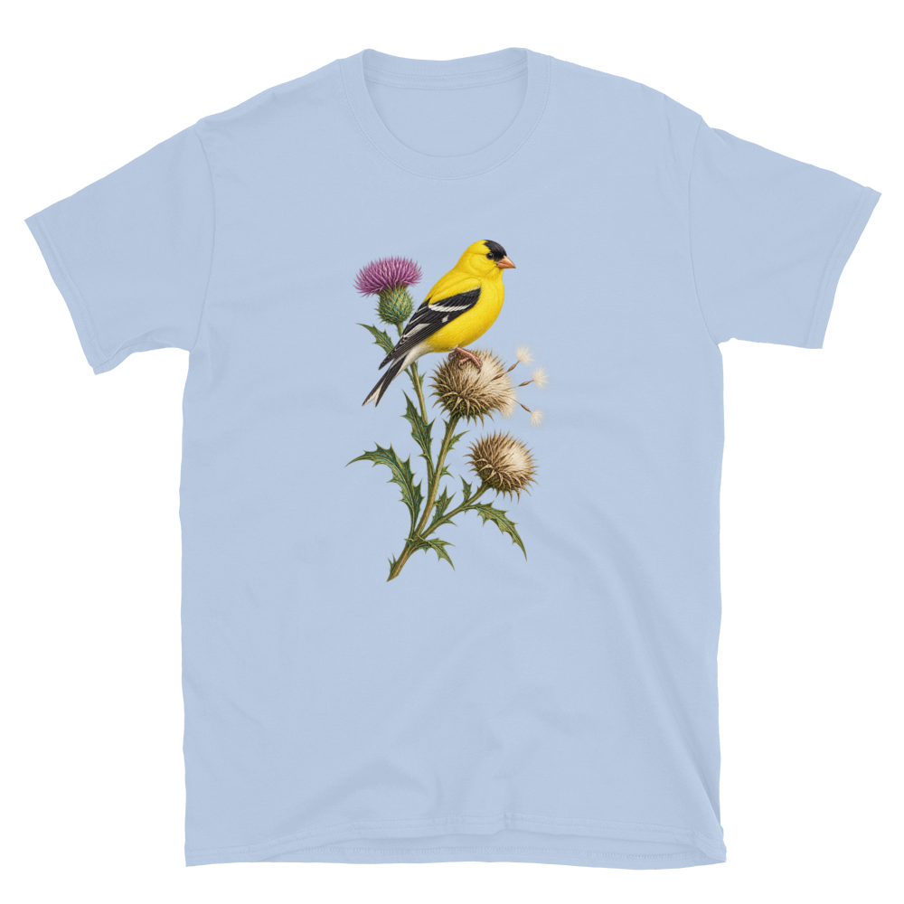 Goldfinch & Thistle — Botanical Bird Tee
