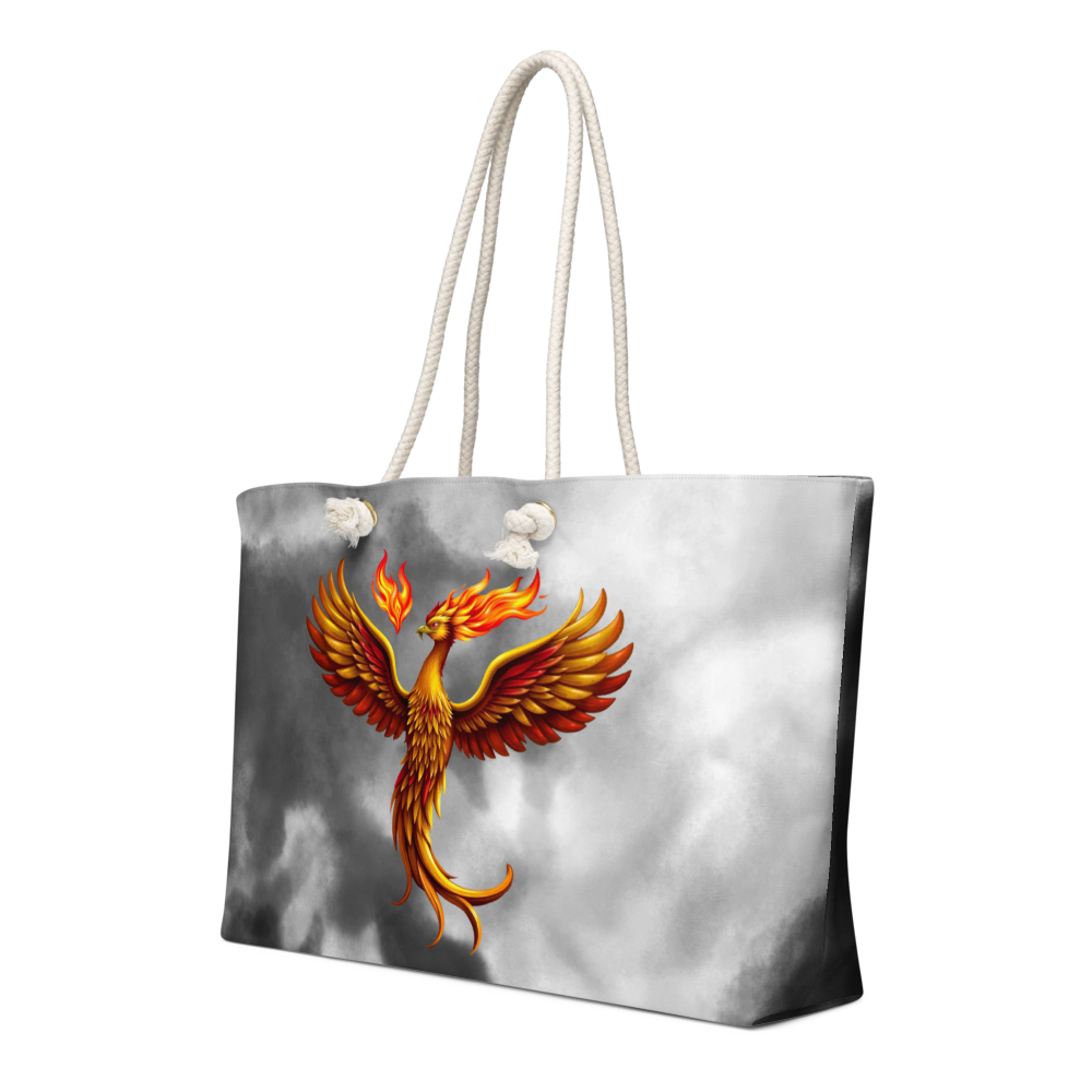 Phoenix Rise Weekender Bag - Gym Travel Tote Bag thumbnail 2