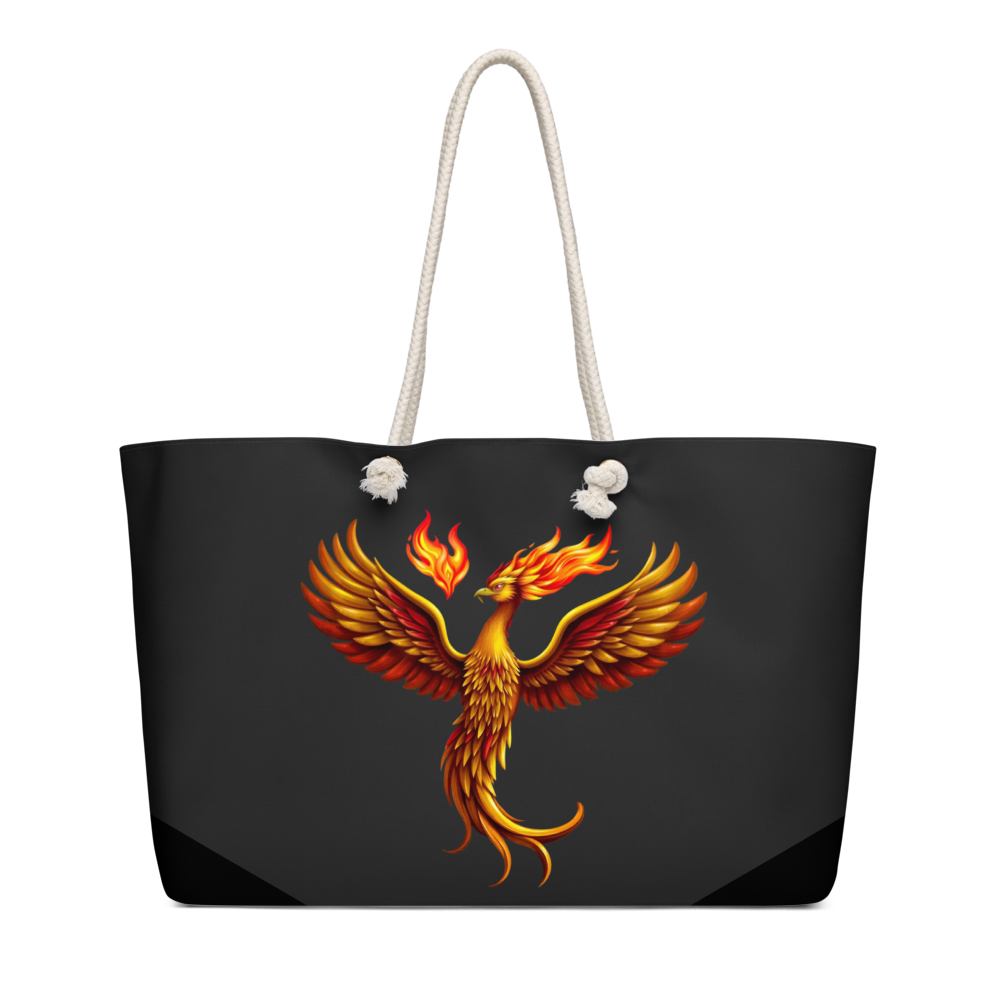 Phoenix Rise Weekender Bag - Gym Travel Tote Bag thumbnail 2