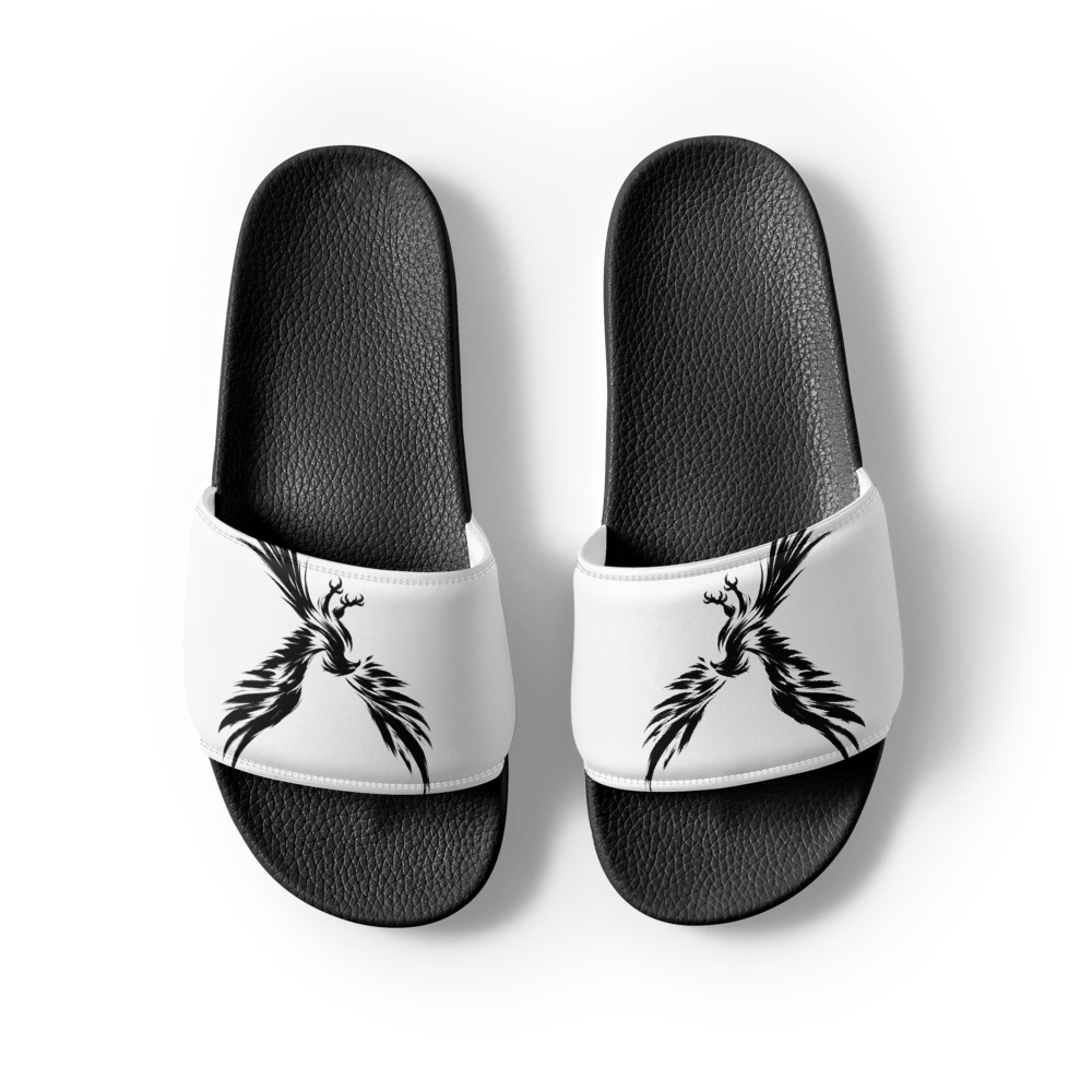 Phoenix Black Slides - Rise Gym Sandals Streetwear thumbnail 2