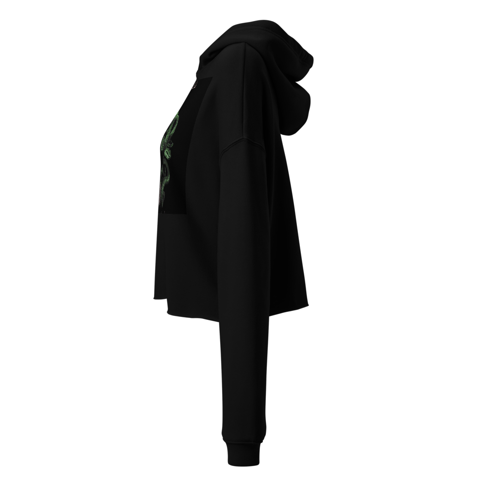 Women's cropped Hoodie printed thumbnail 2