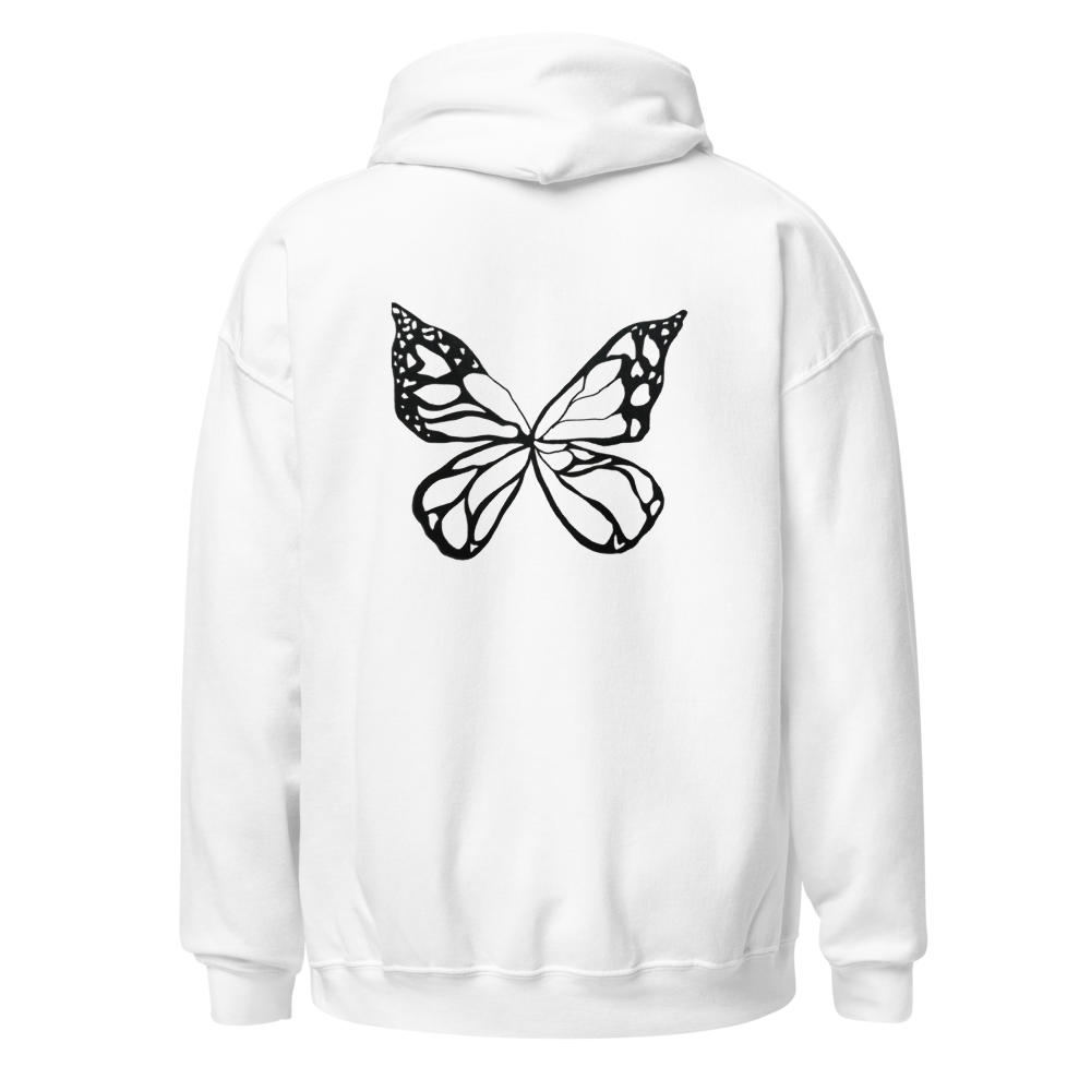 Butterfly wings designed hoodie.  thumbnail 4