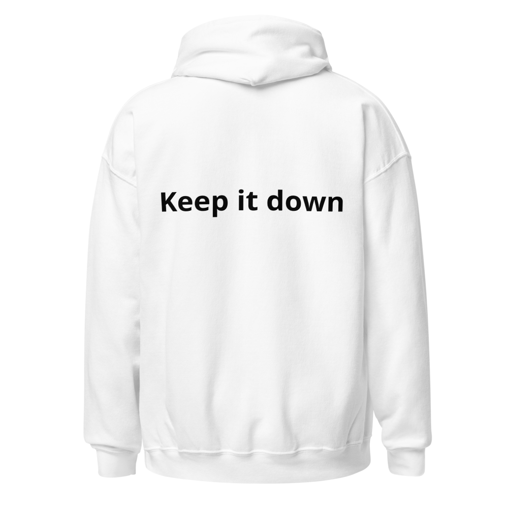 Anime Swordsman White Heavy Blend Hoodie thumbnail 4