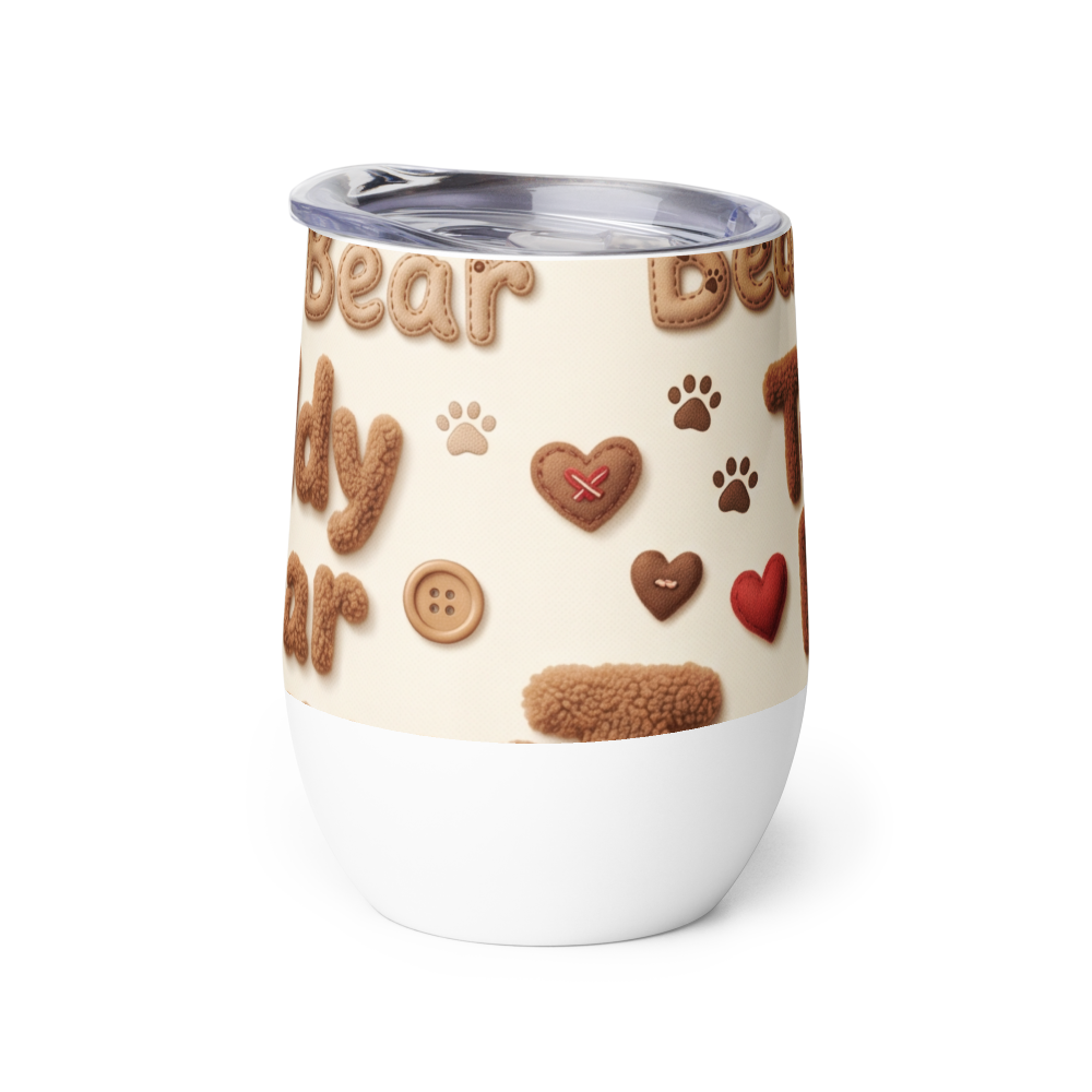 Wine Tumbler Teddy bear thumbnail 4