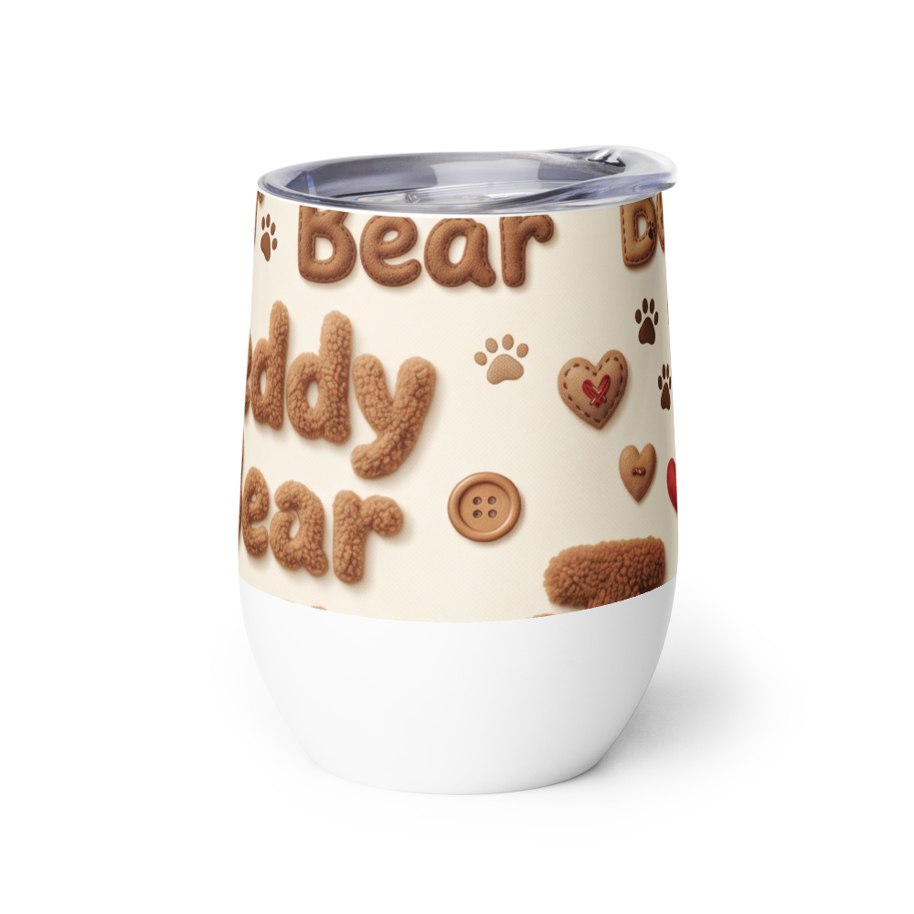Wine Tumbler Teddy bear thumbnail 3