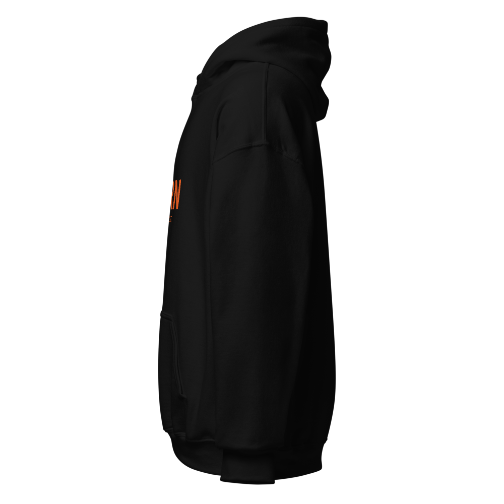 Gym Motivation Born To Win Fitness Black Hoodie thumbnail 3