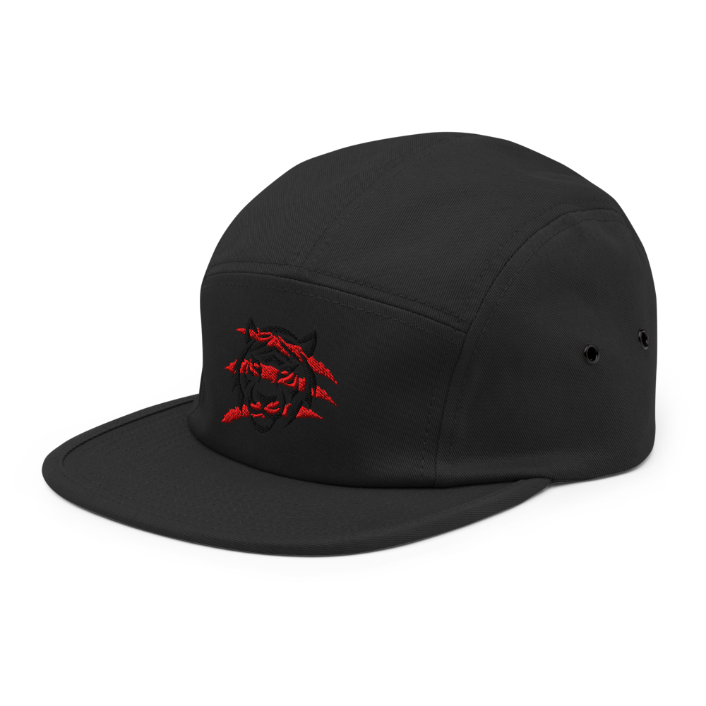 Bold Red Tiger Embroidered Cap – Hand‑Drawn Signat thumbnail 5