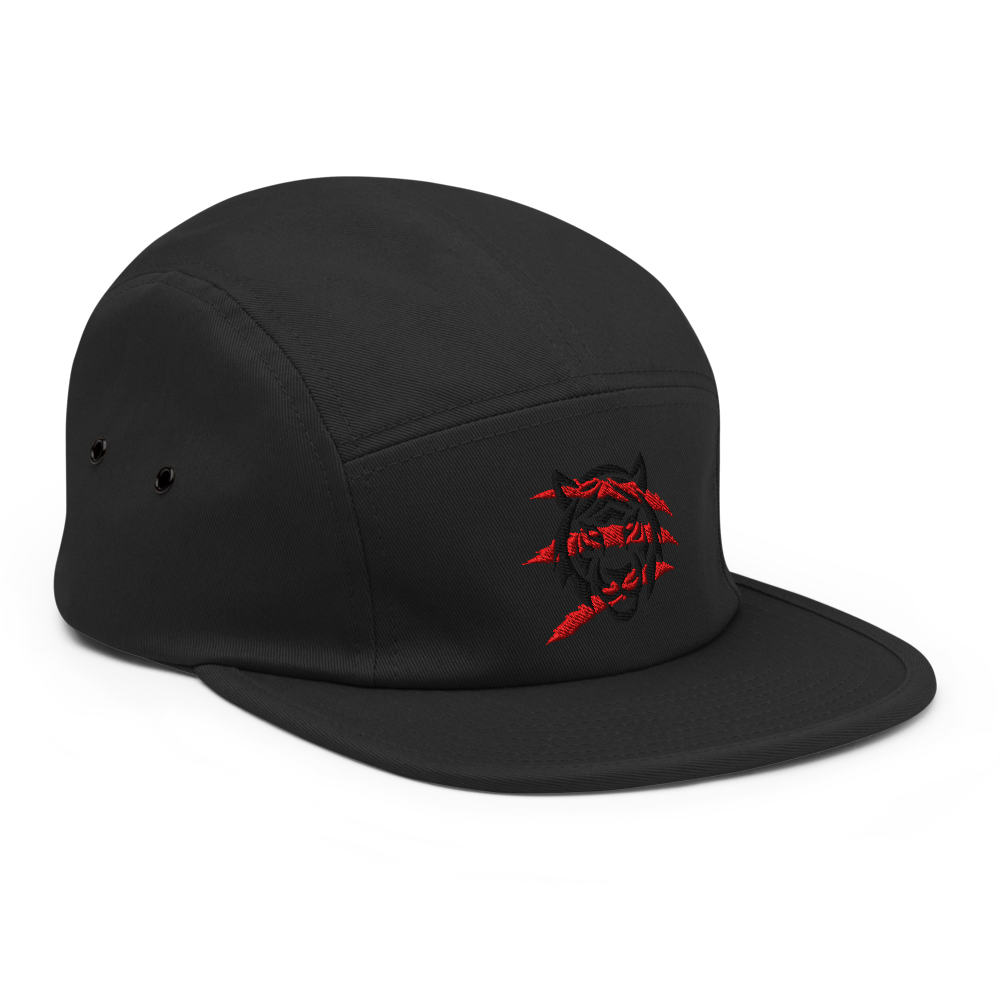 Bold Red Tiger Embroidered Cap – Hand‑Drawn Signat thumbnail 4