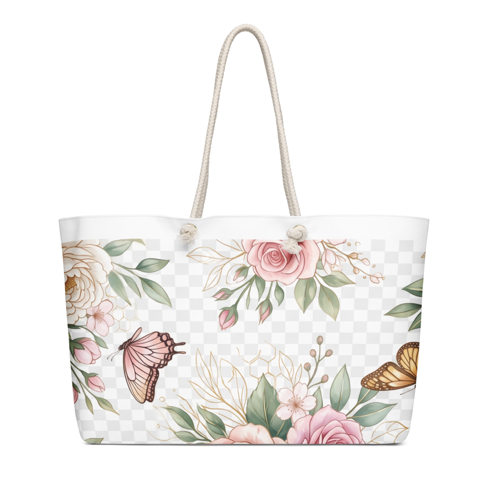 Elegant Floral Butterfly Luxury Handbag Design thumbnail 4