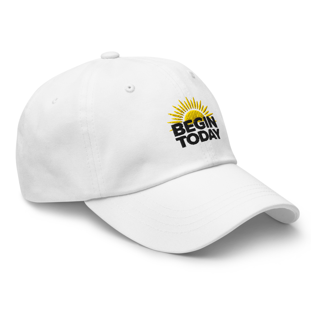 Begin Today Embroidered Dad Hat thumbnail 3