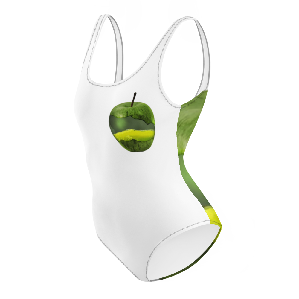 Green Apple One-Piece Swimsuit thumbnail 3