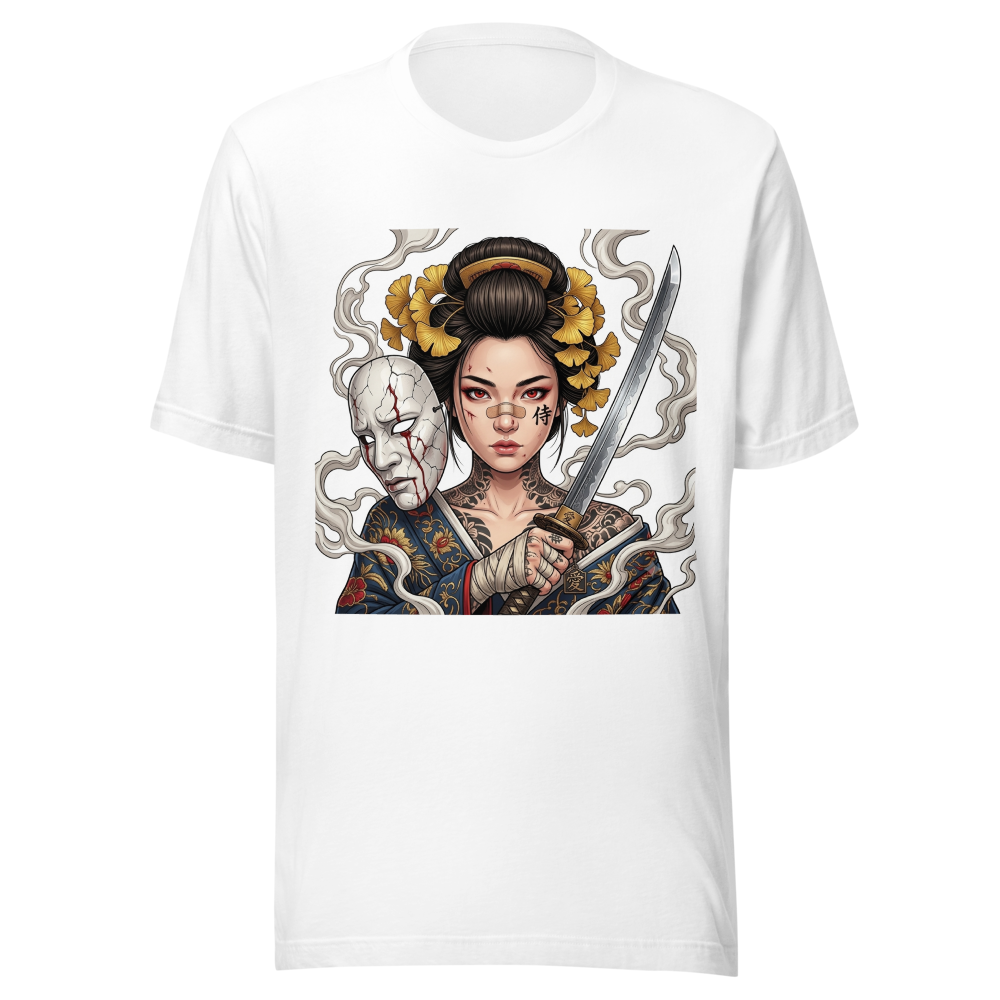 Japanese Samurai Warrior Woman Sticker A