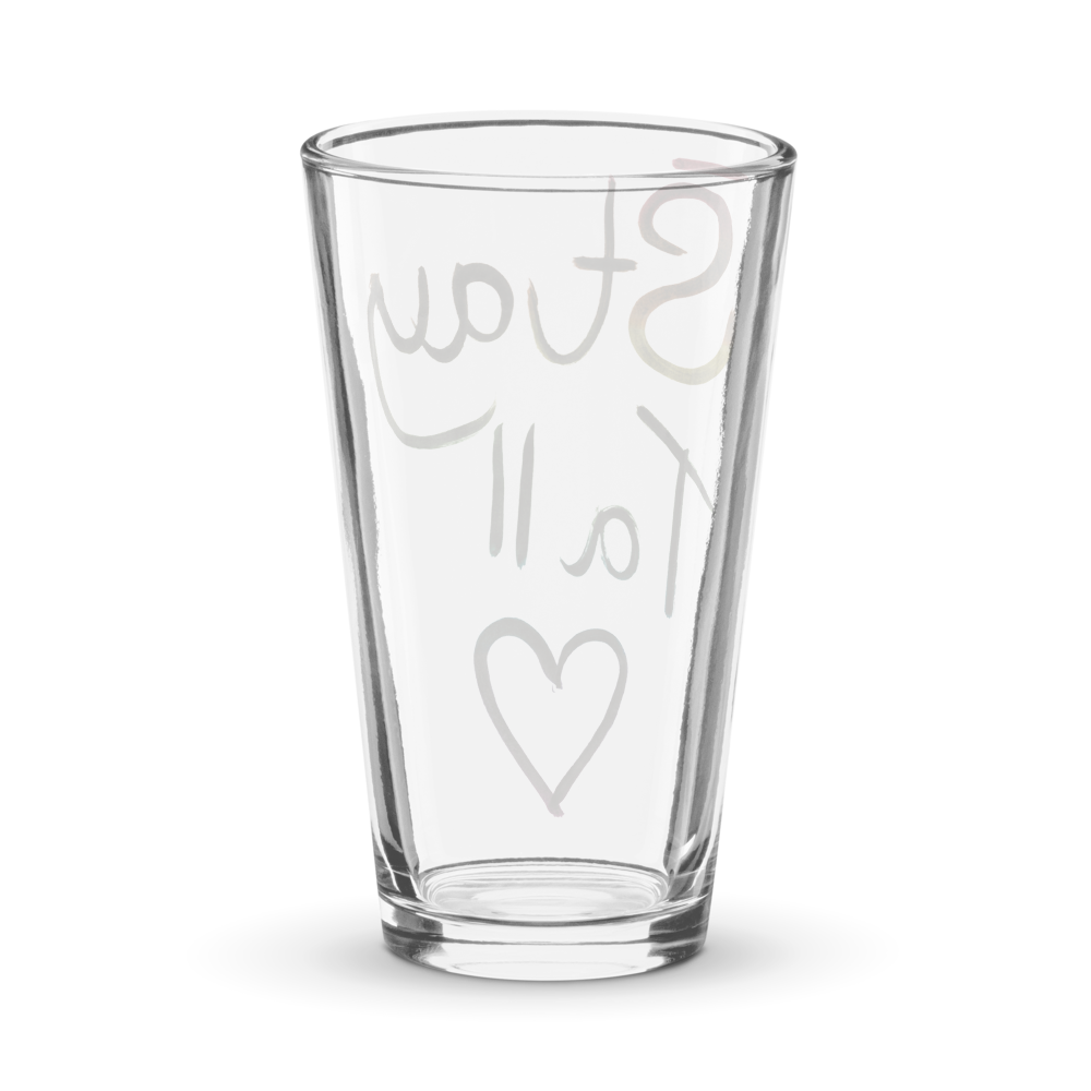 Stay Tall Pint Glass thumbnail 2