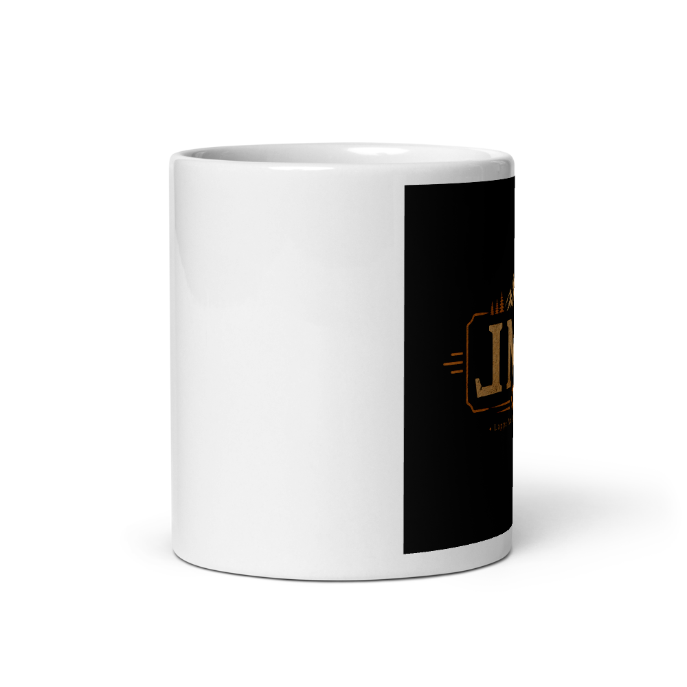 White mug with logo thumbnail 2
