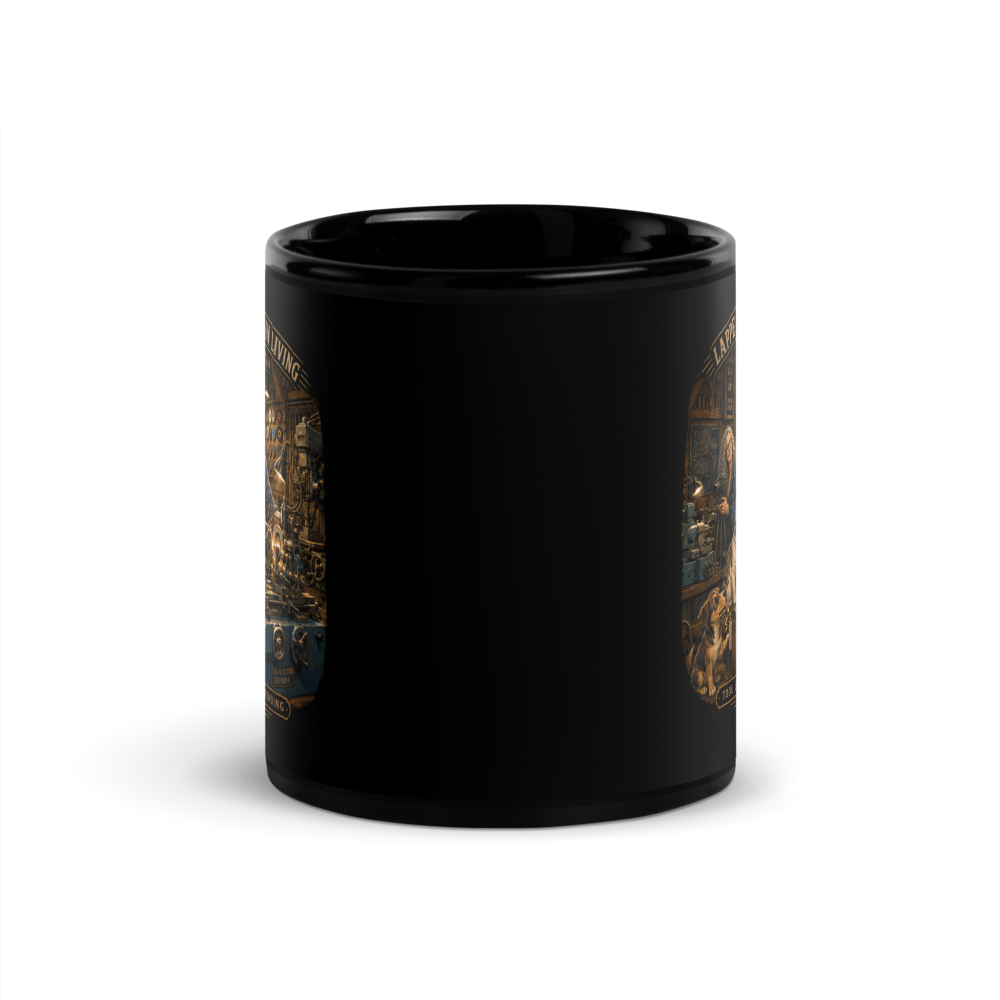 Black mug with team Lappe thumbnail 2