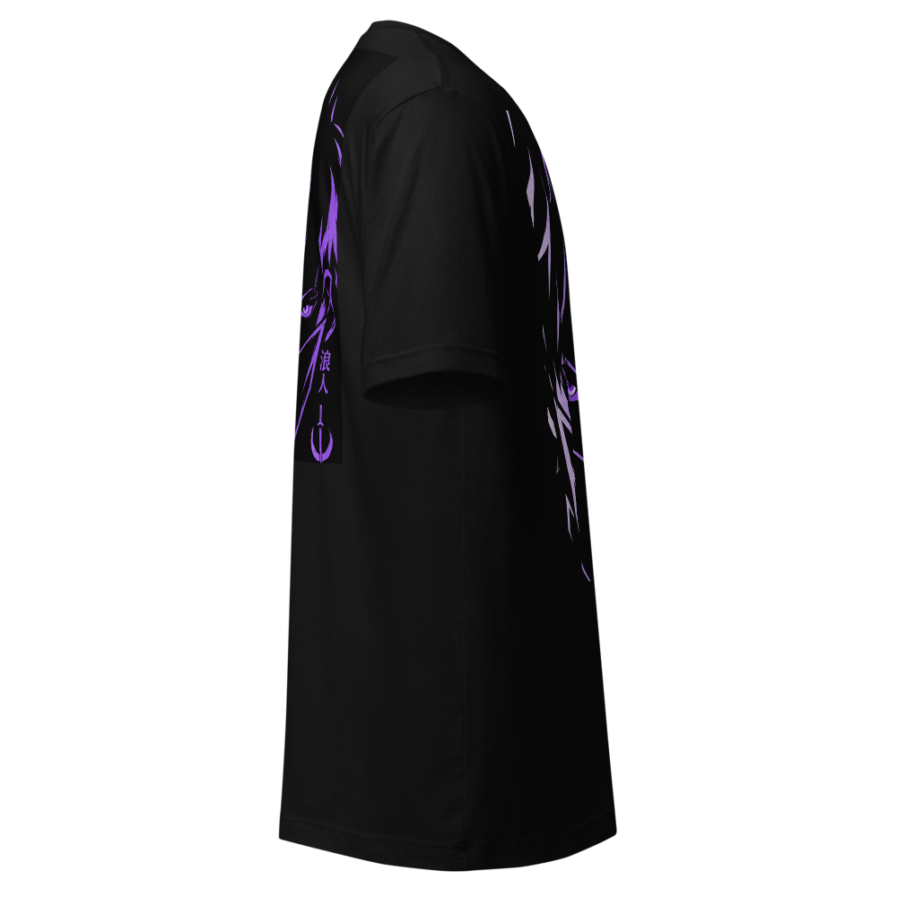 Neon Ronin — Cyber Samurai Anime T-Shirt thumbnail 3